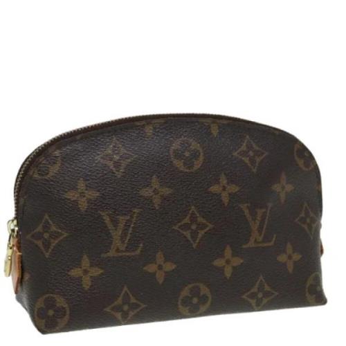 Pre-owned Canvas pouches Louis Vuitton Vintage , Brown , Dames