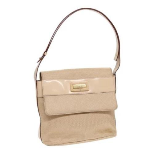 Pre-owned Nylon celine-bags Celine Vintage , Beige , Dames