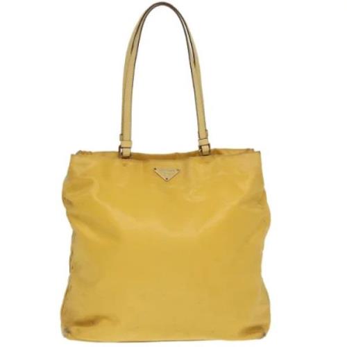 Pre-owned Fabric prada-bags Prada Vintage , Yellow , Dames