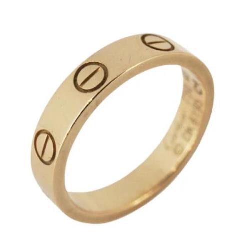 Pre-owned Rose Gold rings Cartier Vintage , Yellow , Dames