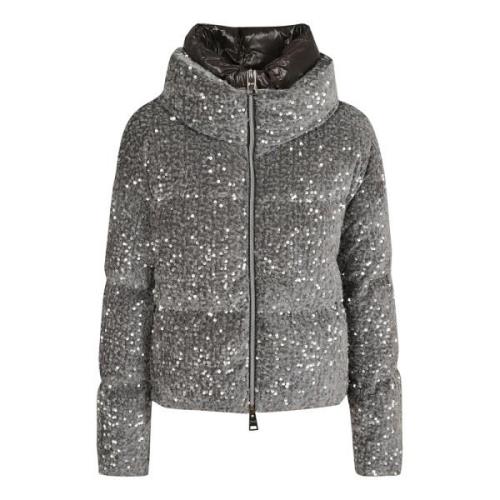 Grijze Jas voor Vrouwen Aw24 Herno , Gray , Dames