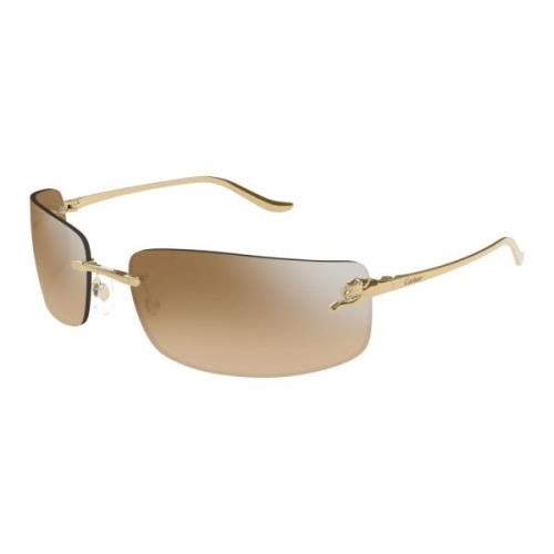 Ct0503S 004 Sunglasses Cartier , Yellow , Unisex