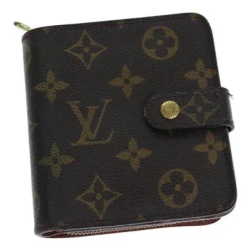 Pre-owned Canvas wallets Louis Vuitton Vintage , Brown , Dames