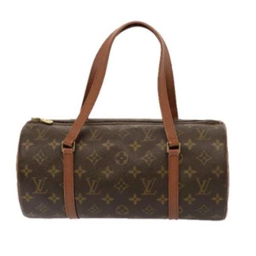 Pre-owned Canvas handbags Louis Vuitton Vintage , Brown , Dames