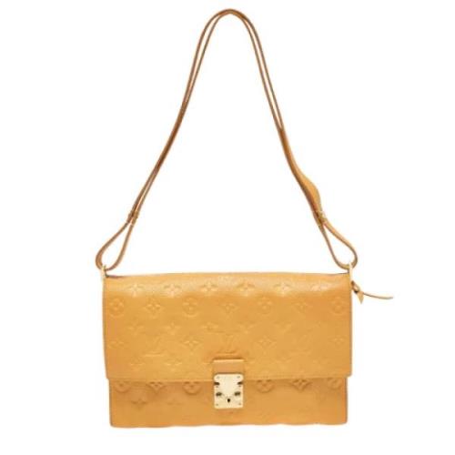 Pre-owned Leather louis-vuitton-bags Louis Vuitton Vintage , Yellow , ...