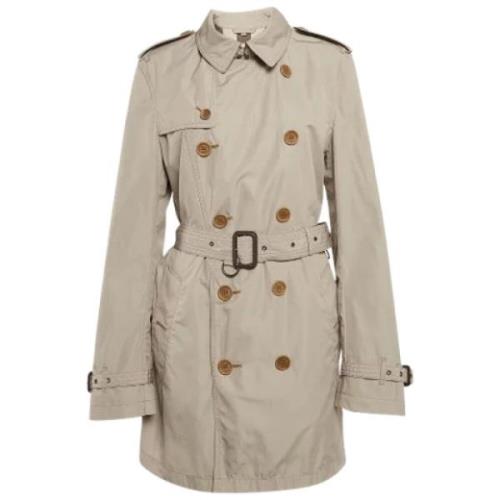 Pre-owned Fabric outerwear Burberry Vintage , Beige , Dames