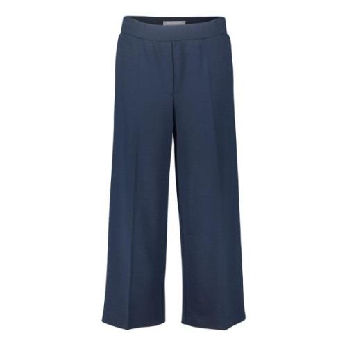 Elegante High-Waist Broek Betty & Co , Blue , Dames