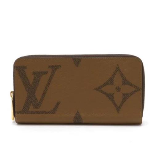 Pre-owned Canvas wallets Louis Vuitton Vintage , Brown , Dames