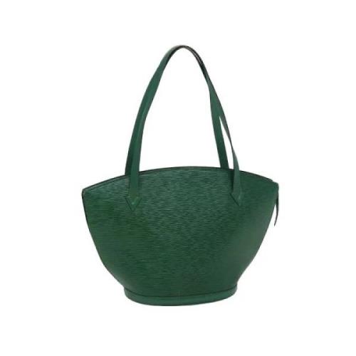 Pre-owned Leather louis-vuitton-bags Louis Vuitton Vintage , Green , D...