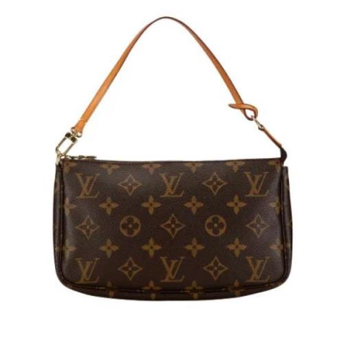 Pre-owned Canvas louis-vuitton-bags Louis Vuitton Vintage , Brown , Da...