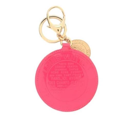 Pre-owned Leather key-holders Louis Vuitton Vintage , Pink , Dames