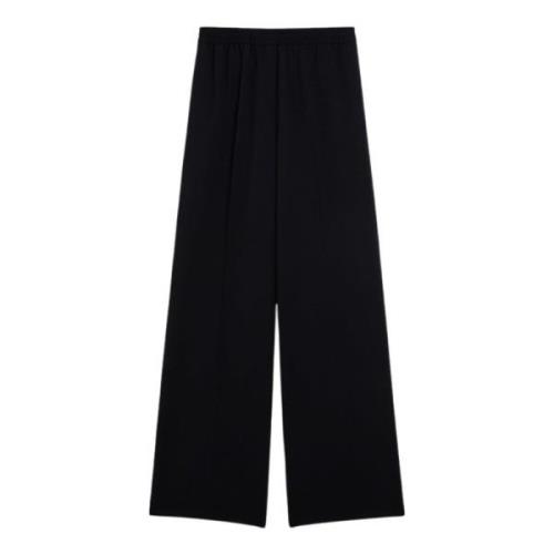 Zwarte broek met rechte pijpen Max Mara Weekend , Black , Dames