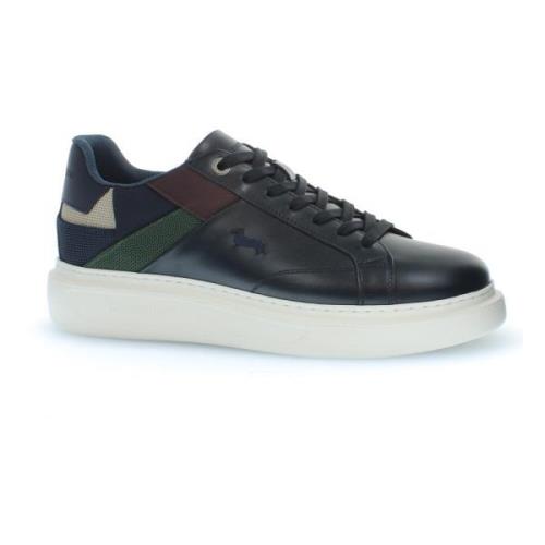 Blauwe Heren Sneakers Harmont & Blaine , Multicolor , Heren