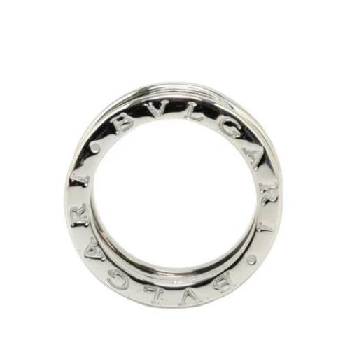 Pre-owned White Gold rings Bvlgari Vintage , Gray , Dames