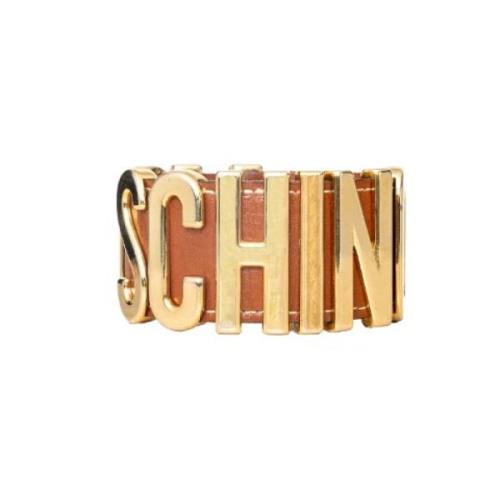 Pre-owned Fabric bracelets Moschino Pre-Owned , Brown , Dames