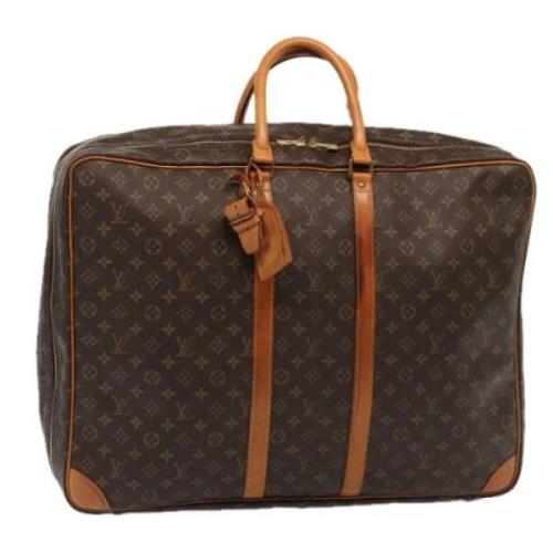 Pre-owned Canvas handbags Louis Vuitton Vintage , Brown , Dames