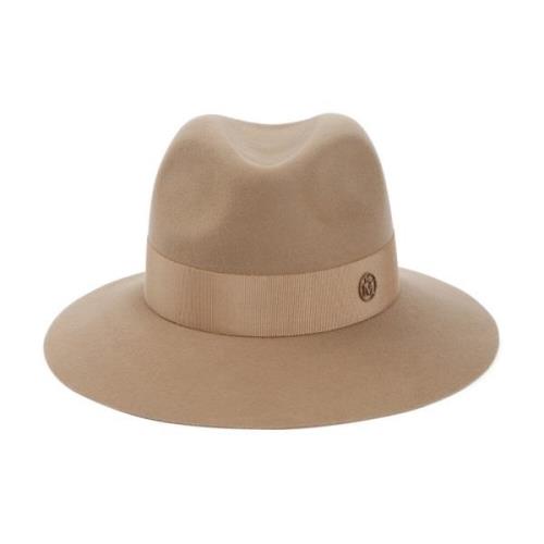 Bruine Hoeden & Petten voor Vrouwen Maison Michel , Beige , Dames