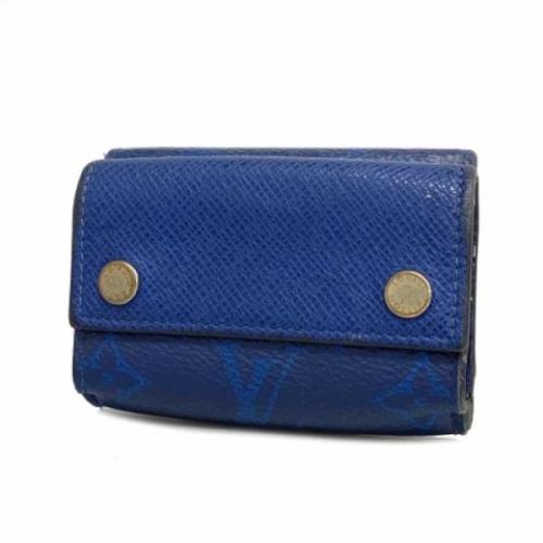 Pre-owned Fabric wallets Louis Vuitton Vintage , Blue , Dames