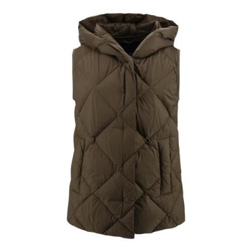 Gewatteerd gewatteerd ganzendonsvest Max Mara Weekend , Brown , Dames