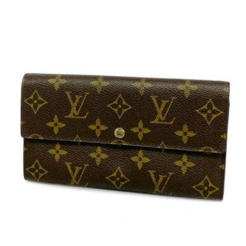 Pre-owned Fabric wallets Louis Vuitton Vintage , Brown , Dames