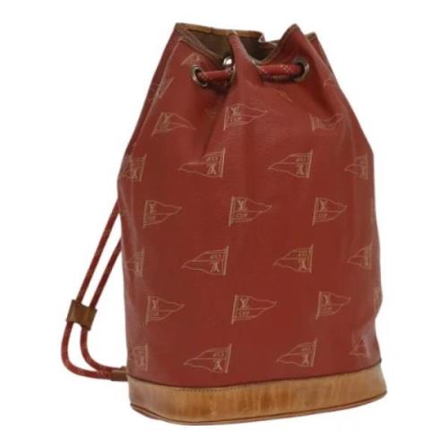 Pre-owned Leather shoulder-bags Louis Vuitton Vintage , Red , Dames