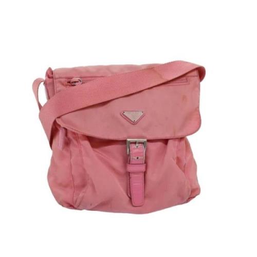 Pre-owned Nylon prada-bags Prada Vintage , Pink , Dames