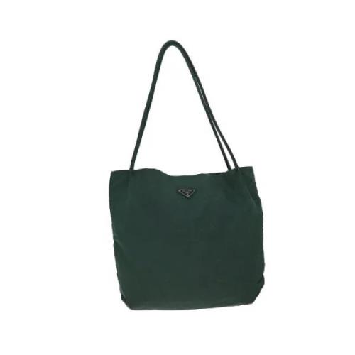 Pre-owned Nylon prada-bags Prada Vintage , Green , Dames