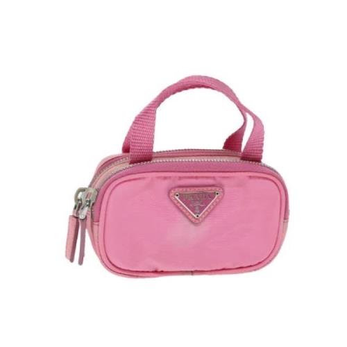 Pre-owned Nylon handbags Prada Vintage , Pink , Dames