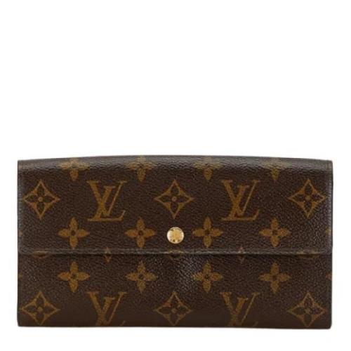 Pre-owned Fabric wallets Louis Vuitton Vintage , Brown , Dames