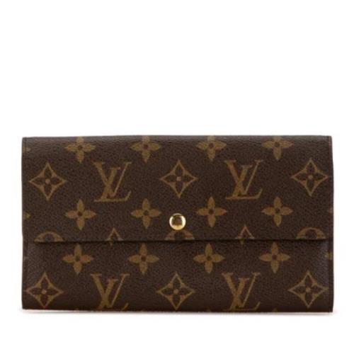 Pre-owned Fabric wallets Louis Vuitton Vintage , Brown , Dames