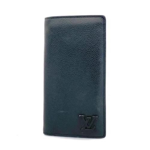 Pre-owned Fabric wallets Louis Vuitton Vintage , Black , Heren