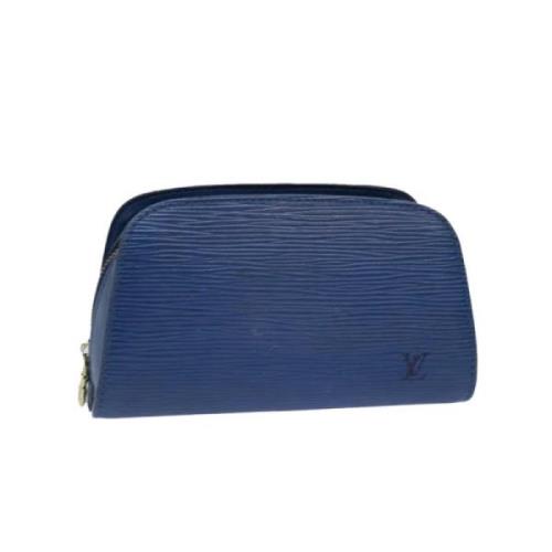 Pre-owned Leather louis-vuitton-bags Louis Vuitton Vintage , Blue , Da...