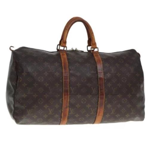 Pre-owned Canvas louis-vuitton-bags Louis Vuitton Vintage , Brown , Da...