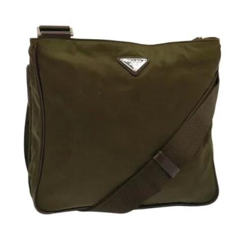 Pre-owned Fabric prada-bags Prada Vintage , Green , Dames