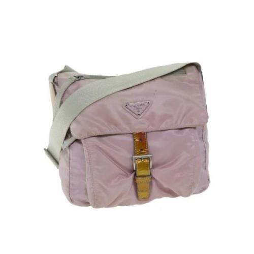 Pre-owned Nylon prada-bags Prada Vintage , Pink , Dames