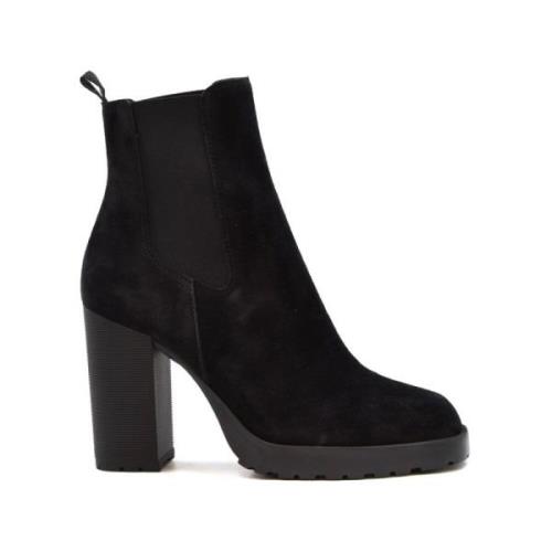 Zwarte Enkellaarsjes voor Dames Aw22 Hogan , Black , Dames