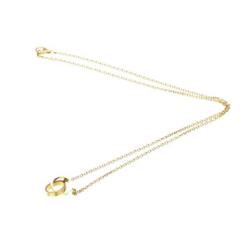 Pre-owned Rose Gold necklaces Cartier Vintage , Yellow , Dames