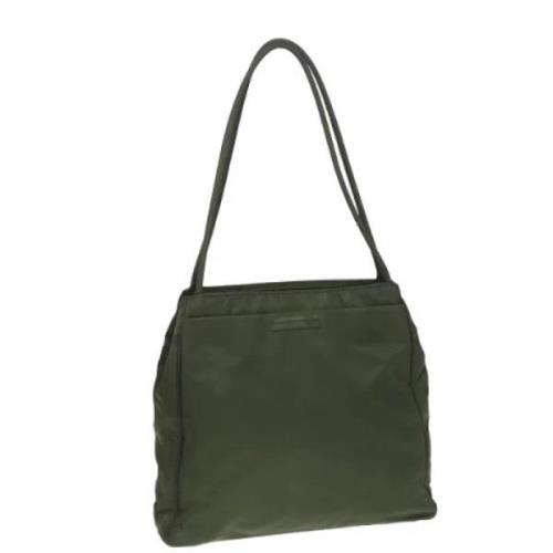 Pre-owned Nylon prada-bags Prada Vintage , Green , Dames