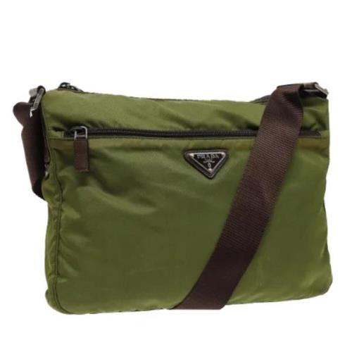 Pre-owned Nylon prada-bags Prada Vintage , Green , Dames