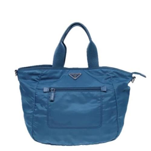 Pre-owned Fabric prada-bags Prada Vintage , Blue , Dames