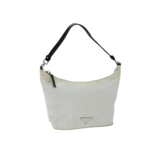 Pre-owned Nylon prada-bags Prada Vintage , White , Dames