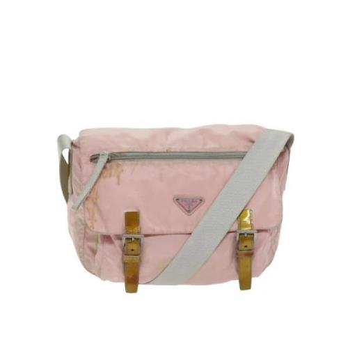 Pre-owned Nylon prada-bags Prada Vintage , Pink , Dames