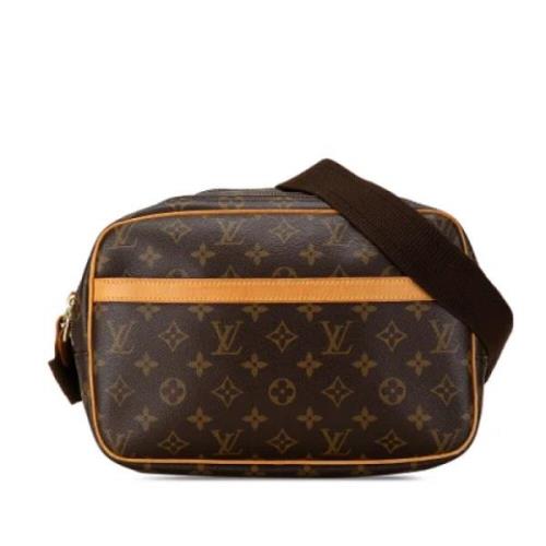 Pre-owned Canvas shoulder-bags Louis Vuitton Vintage , Brown , Dames