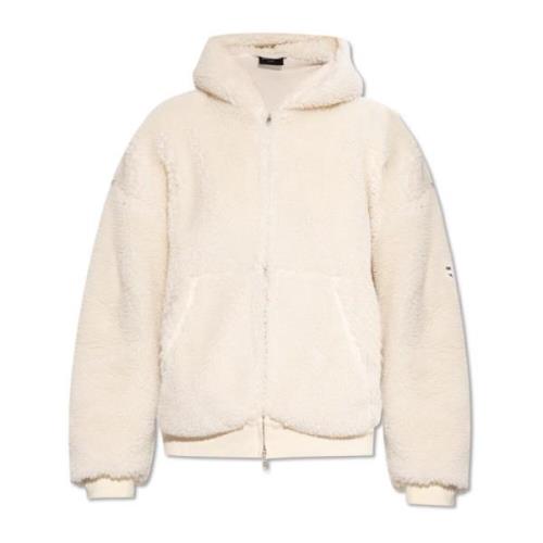 Faux Fur Sweatshirt Balenciaga , Beige , Dames