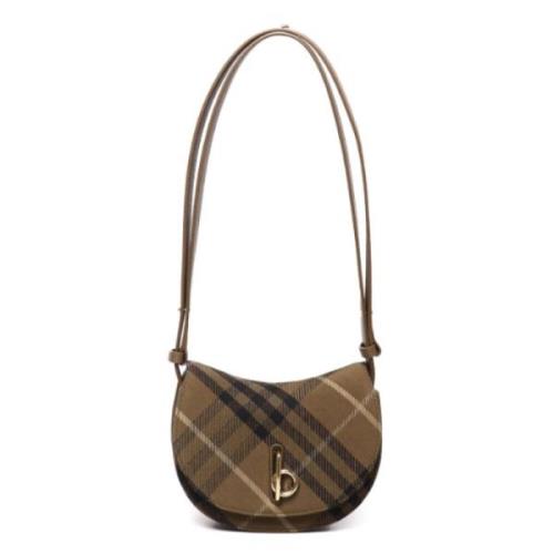 Stijlvolle Tassen Collectie Burberry , Brown , Dames