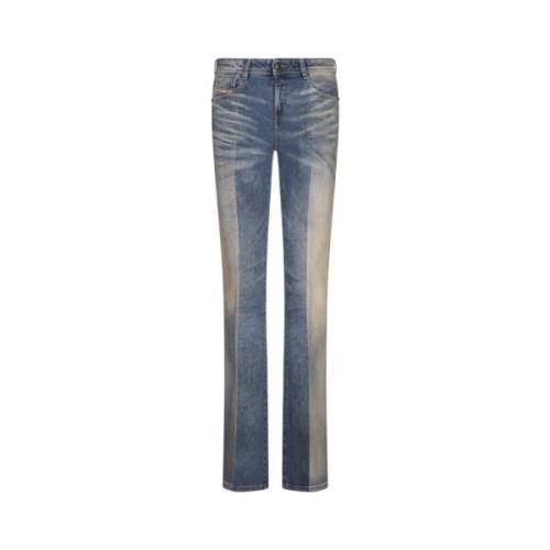 Blauwe Bootcut Jeans Bohemian Attitude Diesel , Blue , Dames