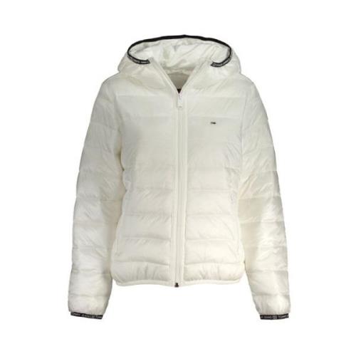 Gewatteerde jas met capuchon en rits Tommy Hilfiger , White , Heren