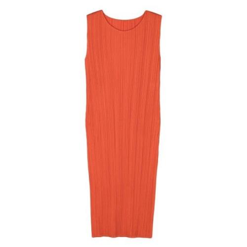 Elegante Zwarte Cocktailjurk Issey Miyake , Orange , Dames