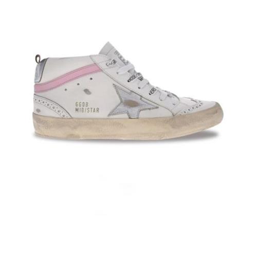 Witte hoge sneakers met ster Golden Goose , White , Dames