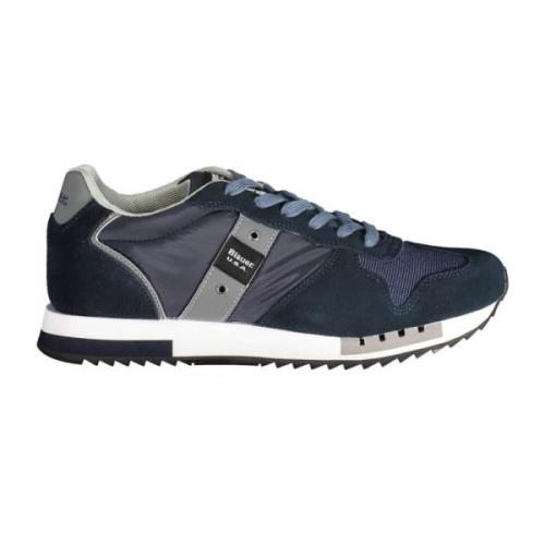 Blauer Blue Polyester Sneaker Blauer , Blue , Heren